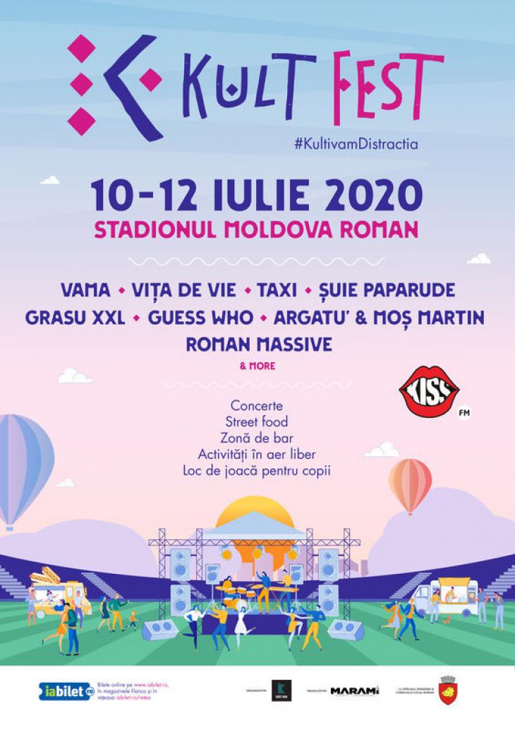 KULT Fest 2021 - Bilete la Festival - Stadion Moldova Roman, Roman, 09  iulie 2021 - Show Pass