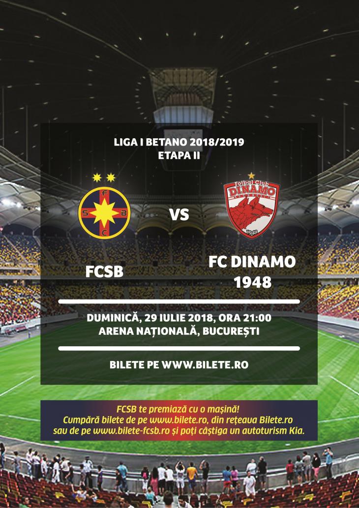 Fcsb Vs Fc Dinamo Bilete La Sport Arena Națională Bucuresti