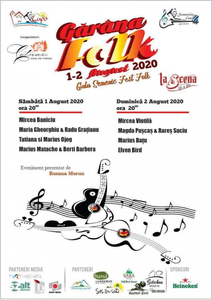 Gala Semenic Fest Folk 2020 Bilete La Festival Poiana Lupului