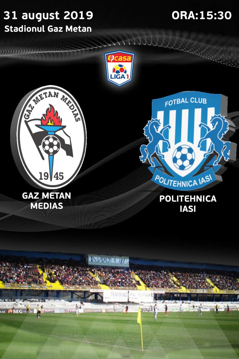 Gaz Metan Medias Politehnica Iasi Casa Liga 1 Bilete La Sport MediaÈ™ MediaÈ™ 31 August 2019 Show Pass